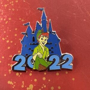 Disney Parks 2022 Mystery Pin Castle Peter Pan Only Others:Ariel Elsa Dumbo Tiki